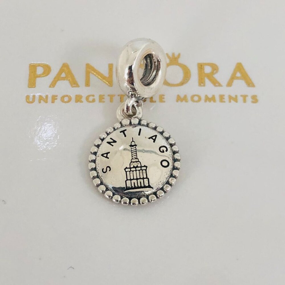 🌞📖Pandora Santiago de compostela Republic Dominicana Exclusive Charm S925